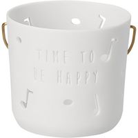 Produktbild Geschenklaterne Time to be happy 6,4x6x5,5cm