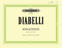 Produktbild: Sonatinen f&uuml;r Klavier zu 4 H&auml;nden