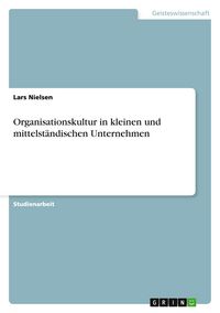 Produktbild: Organisationskultur in kleinen und mittelst&auml;ndischen Unternehmen