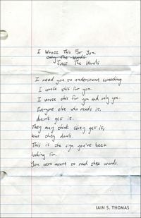 Produktbild: I Wrote This for You: Just the Words