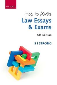 Produktbild: Strong, S: How to Write Law Essays & Exams
