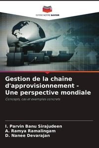 Produktbild: Gestion de la cha&icirc;ne d'approvisionnement - Une perspective mondiale