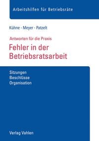 Produktbild: Fehler in der Betriebsratsarbeit