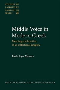 Produktbild: Middle Voice in Modern Greek