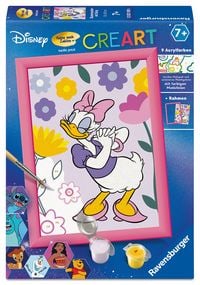 Produktbild: CreArt, Malen nach Zahlen Kinder - Disney Daisy Duck