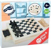 Produktbild: Spiele-Set Schach, Dame & M&uuml;hle