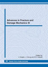 Produktbild: Advances in Fracture and Damage Mechanics XI