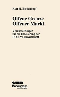 Produktbild: Offene Grenze Offener Markt