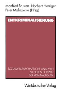 Produktbild: Entkriminalisierung
