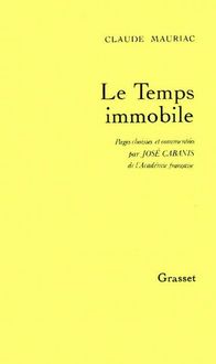 Produktbild: Temps immobile pages choisies