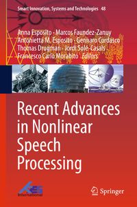 Produktbild: Recent Advances in Nonlinear Speech Processing