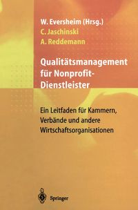 Produktbild: Qualit&auml;tsmanagement f&uuml;r Nonprofit-Dienstleister