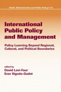Produktbild: International Public Policy and Management