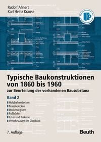 Produktbild: Typische Baukonstruktionen von 1860 bis 1960