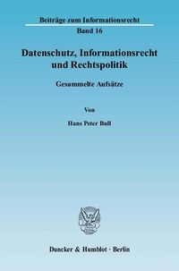 Produktbild: Datenschutz, Informationsrecht und Rechtspolitik.