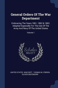 Produktbild: General Orders Of The War Department