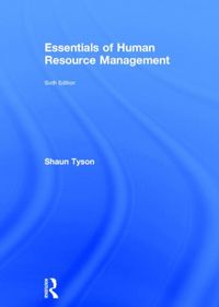 Produktbild: Tyson, S: Essentials of Human Resource Management