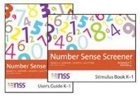 Produktbild: Number Sense Screener(tm) (Nss(tm)) Set, K-1, Research Edition