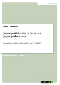 Produktbild: Jugendpartizipation in Form von Jugendparlamenten
