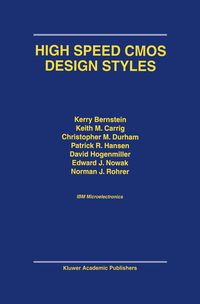 Produktbild: High Speed CMOS Design Styles
