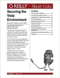 Produktbild: Securing the Vista Environment