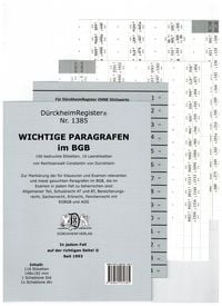 Produktbild: D&uuml;rckheimRegister BGB im dtv