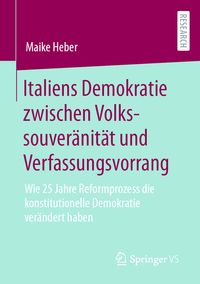 Produktbild: Italiens Demokratie zwischen Volkssouver&auml;nit&auml;t und Verfassungsvorrang