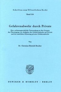 Produktbild: Gefahrenabwehr durch Private.