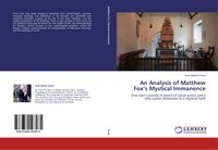 Produktbild: An Analysis of Matthew Fox's Mystical Immanence