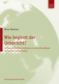 Produktbild: Wie beginnt der Unterricht?