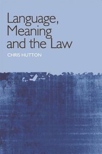 Produktbild: Language, Meaning and the Law