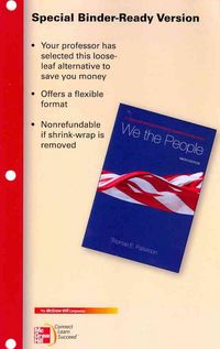 Produktbild: We the People: A Concise Introduction to American Politics