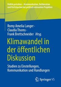 Produktbild: Klimawandel in der &ouml;ffentlichen Diskussion