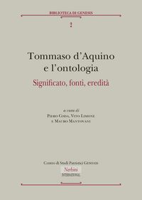 Produktbild: Tommaso d'Aquino e l'ontologia. Significato, fonti, eredit&agrave;