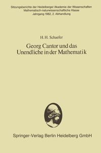 Produktbild: Georg Cantor und das Unendliche in der Mathematik