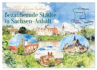 Produktbild: Bezaubernde St&auml;dte in Sachsen-Anhalt (Wandkalender 2027 DIN A2 quer), CALVENDO Monatskalender