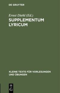Produktbild: Supplementum lyricum