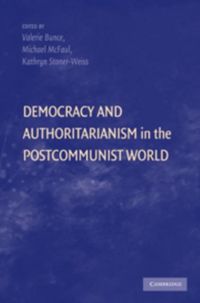 Produktbild: Democracy and Authoritarianism in the Postcommunist World