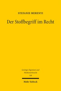 Produktbild: Der Stoffbegriff im Recht
