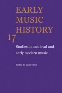 Produktbild: Early Music History v17