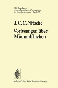 Produktbild: Vorlesungen &uuml;ber Minimalfl&auml;chen