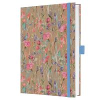 Produktbild: SIGEL JN853 Notizbuch Jolie, ca. A5, liniert, braun, pink, blau, lila