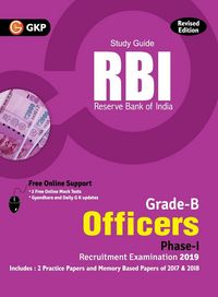 Produktbild: RBI 2019 - Grade B Officers Ph I - Guide (Revised Edition)