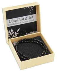 Produktbild: Obsidian Saphira Edelsteinkette