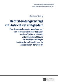 Produktbild: Rechtsberatungsvertr&auml;ge mit Aufsichtsratsmitgliedern