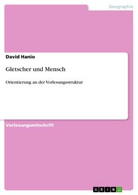 Produktbild: Gletscher und Mensch
