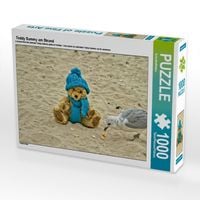 Produktbild: CALVENDO Puzzle Teddy Sammy am Strand | 1000 Teile Lege-Gr&ouml;&szlig;e 64x48cm Foto-Puzzle f&uuml;r gl&uuml;ckliche Stunden