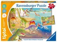 Produktbild: tiptoi&reg; Puzzle f&uuml;r kleine Entdecker: Dinosaurier - 2x12 Teile
