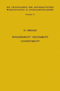 Produktbild: Enumerability, Decidability, Computability