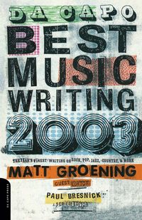Produktbild: Da Capo Best Music Writing 2003